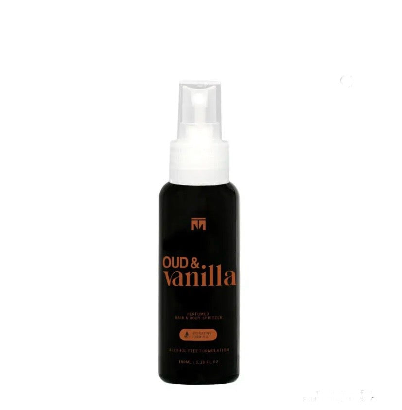 Oud & Vanilla-Hair & Body Spritzer